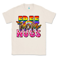 Natural Free Mom hugs Classic Tee - FaDigitalArtStudio