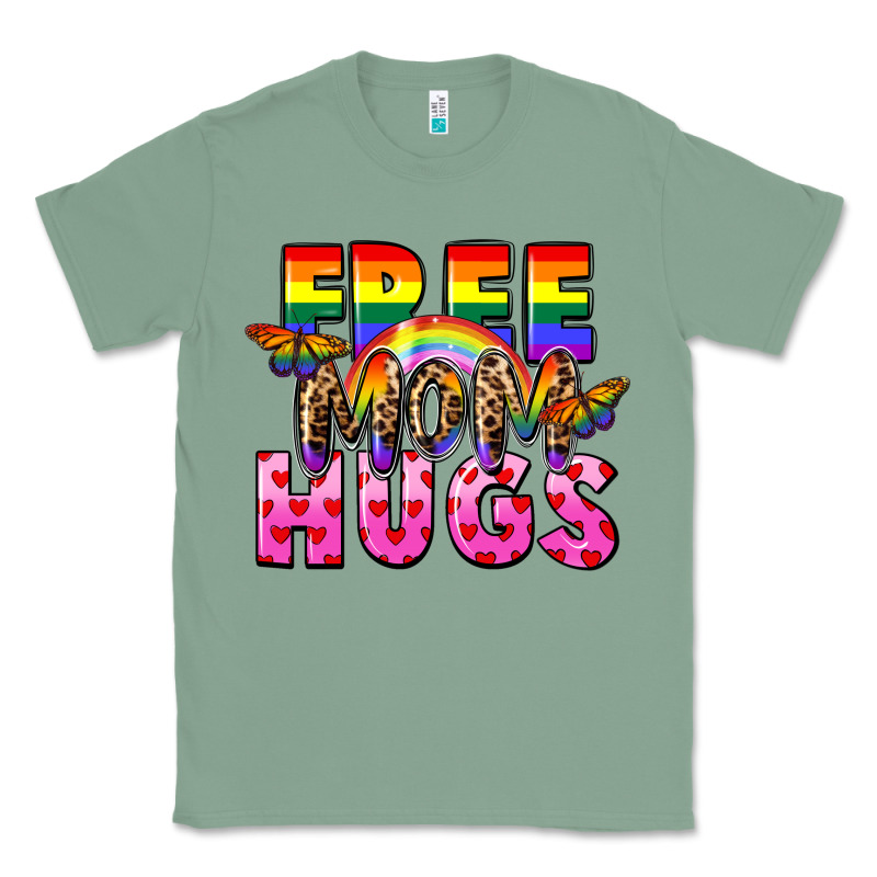 Free Mom Hugs Classic Tee by FaDigitalArtStudio | Teevron