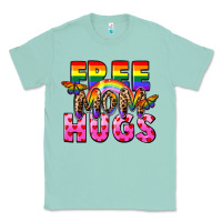 Seafoam Free Mom hugs Classic Tee - FaDigitalArtStudio