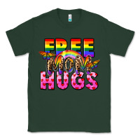 Sports Green Free Mom hugs Classic Tee - FaDigitalArtStudio
