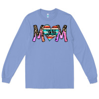 Colony Blue girl mom Long Sleeve Tee - CowhideDigitalArt