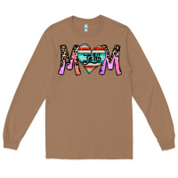 Toasted Coconut girl mom Long Sleeve Tee - CowhideDigitalArt