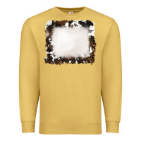 Antique Gold cowhide frames background Premium Sweatshirt - RanaPortraitStore