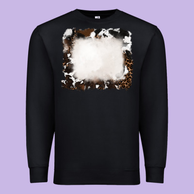 Cowhide Frames Background Premium Sweatshirt Designed By Ranaportraitstore