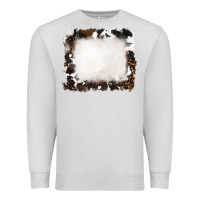 Dove Grey cowhide frames background Premium Sweatshirt - RanaPortraitStore