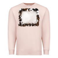 Pale Pink cowhide frames background Premium Sweatshirt - RanaPortraitStore