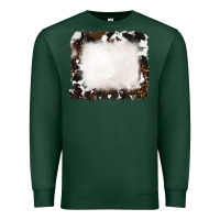 Sports Green cowhide frames background Premium Sweatshirt - RanaPortraitStore