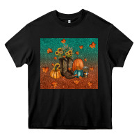 Black fall tumbler Heavy Core Tee - RanaPortraitStore