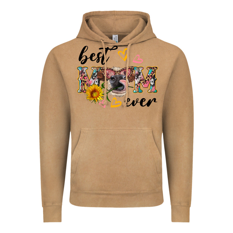 Best Mom Ever With Cow Vintage Hoodie by Artiststas | Teevron