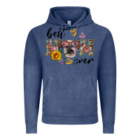 Vintage Denim best mom ever with cow Vintage Hoodie - Artiststas