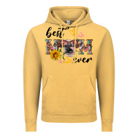 Vintage Mustard best mom ever with cow Vintage Hoodie - Artiststas