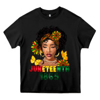 Black juneteenth 1865 black woman Heavy Core Tee - FaDigitalArtStudio