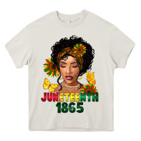 Juneteenth 1865 Black Woman Heavy Core Tee | Teevron