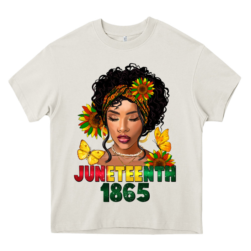 Juneteenth 1865 Black Woman Heavy Core Tee by FaDigitalArtStudio | Teevron