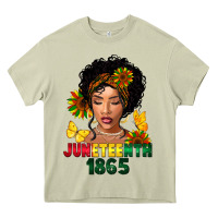 Mossy juneteenth 1865 black woman Heavy Core Tee - FaDigitalArtStudio