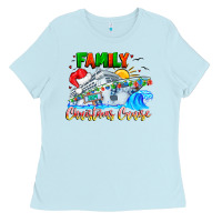 Baby Blue family 2024 christmas cruise Ladies Tee - CowhideDigitalArt