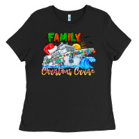 Black family 2024 christmas cruise Ladies Tee - CowhideDigitalArt
