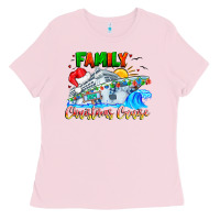 Bubblegum Pink family 2024 christmas cruise Ladies Tee - CowhideDigitalArt