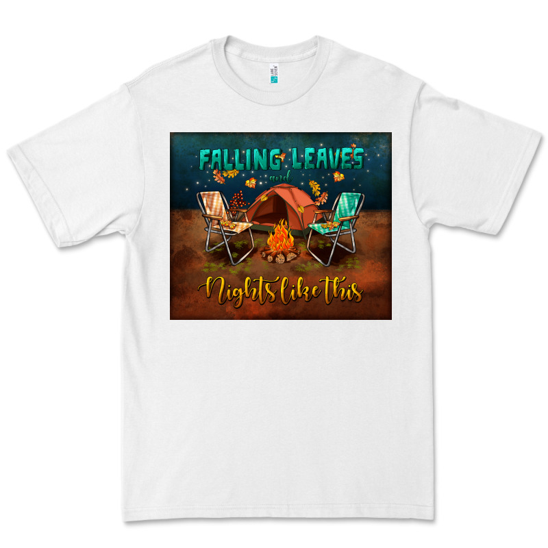 Falling Leaves And Nights Like This Mouse Pad Premium Tee by BundleAndBundleShop | Teevron
