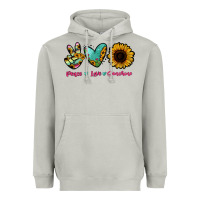 Moon Dust Peace Love Sunshine Heavyweight Hoodie - RanaPortraitStore