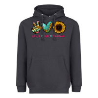 Smoke Peace Love Sunshine Heavyweight Hoodie - RanaPortraitStore