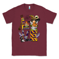 Burgundy halloween love gnome Classic Tee - BarkalooDesign