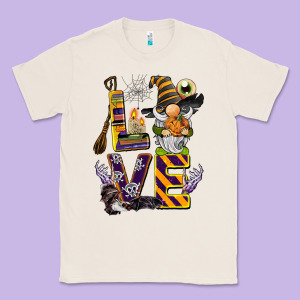 Halloween Love Gnome Classic Tee Designed By Barkaloodesign