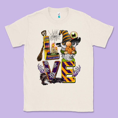Halloween Love Gnome Classic Tee Designed By Barkaloodesign