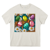 Cream Easter Eggs Tumbler Heavy Core Tee - BundleAndBundleShop