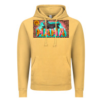 Vintage Mustard mama with baby bear and leopard license plate Vintage Hoodie - Artiststas