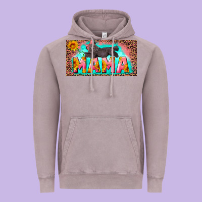 Mama With Baby Bear And Leopard License Plate Vintage Hoodie Designed By Artiststas