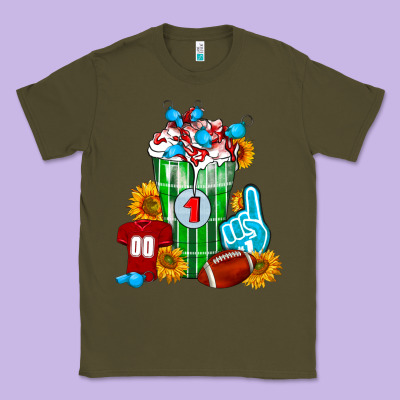 Football Frappe Classic Tee Designed By Fadigitalartstudio