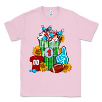 Bubblegum Pink Football Frappe Classic Tee - FaDigitalArtStudio