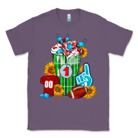 Lavender Football Frappe Classic Tee - FaDigitalArtStudio