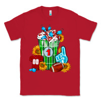 Red Football Frappe Classic Tee - FaDigitalArtStudio