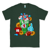 Sports Green Football Frappe Classic Tee - FaDigitalArtStudio