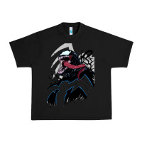 Black VENOM ART Urban Heavy Tee - DesigneFamous