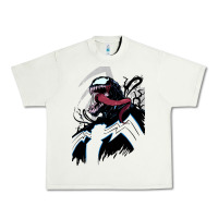 Pistachio VENOM ART Urban Heavy Tee - DesigneFamous