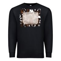 Black cowhide frames background Premium Sweatshirt - RanaPortraitStore