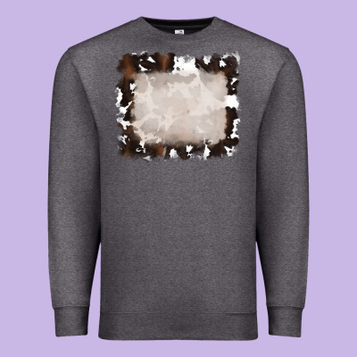 Cowhide Frames Background Premium Sweatshirt Designed By Ranaportraitstore
