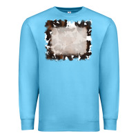 Ocean Blue cowhide frames background Premium Sweatshirt - RanaPortraitStore