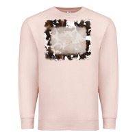 Pale Pink cowhide frames background Premium Sweatshirt - RanaPortraitStore