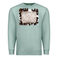 Seafoam cowhide frames background Premium Sweatshirt - RanaPortraitStore