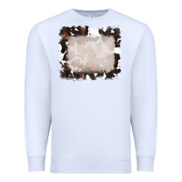 White cowhide frames background Premium Sweatshirt - RanaPortraitStore