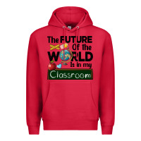 Cardinal the future of the world is in my classroom Premium Hoodie - BarkalooDesign