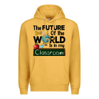 Mustard the future of the world is in my classroom Premium Hoodie - BarkalooDesign