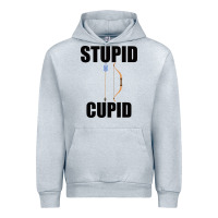 Heather Grey Stupid Cupid Urban Hoodie - Bettercallsaul