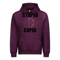 Mauve Wine Stupid Cupid Urban Hoodie - Bettercallsaul