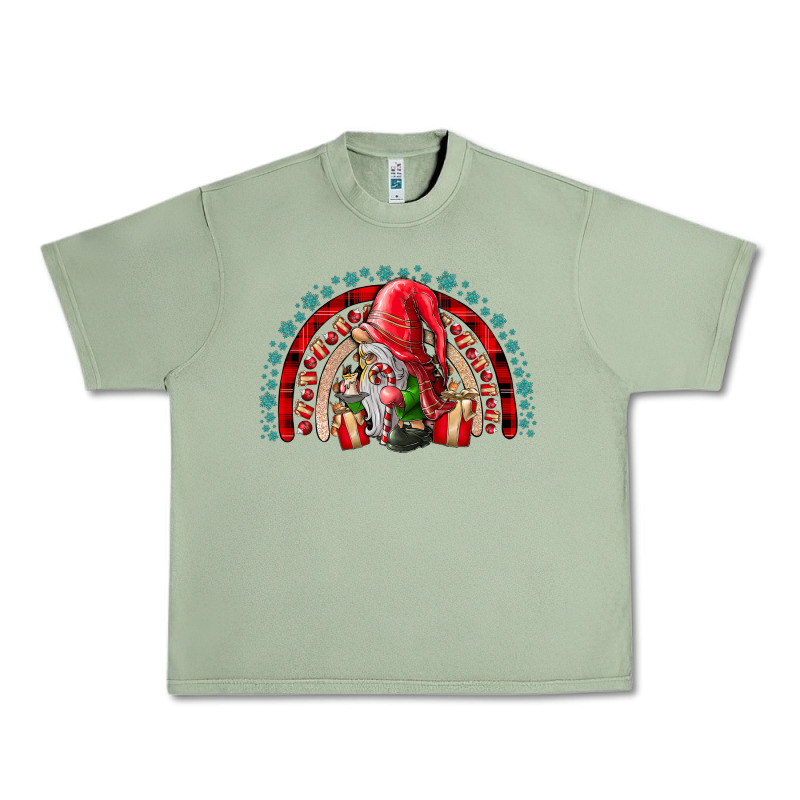 Festive Gnome With Gifts Urban Heavy Tee by CowhideDigitalArt | Teevron