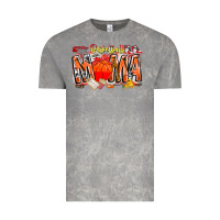 Cloud Rock basketball mama Vintage Tee - CowhideDigitalArt